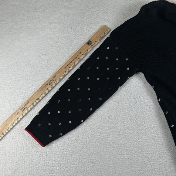 VINTAGE Holiday Time Sweater Womens Medium Christmas Teddy Bear Made USA 90s - Picture 11 of 13